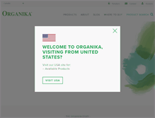Tablet Screenshot of organika.com